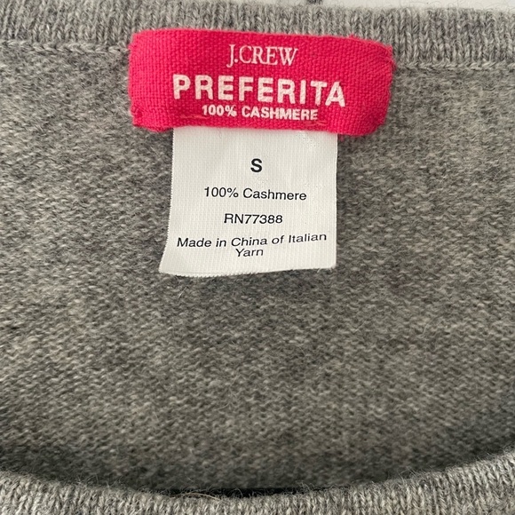 J. Crew Gray Cashmere Mini Dress - Picture 6 of 10